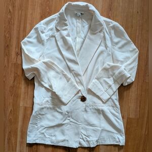 TOPSHOP Women's Blazer, Off White